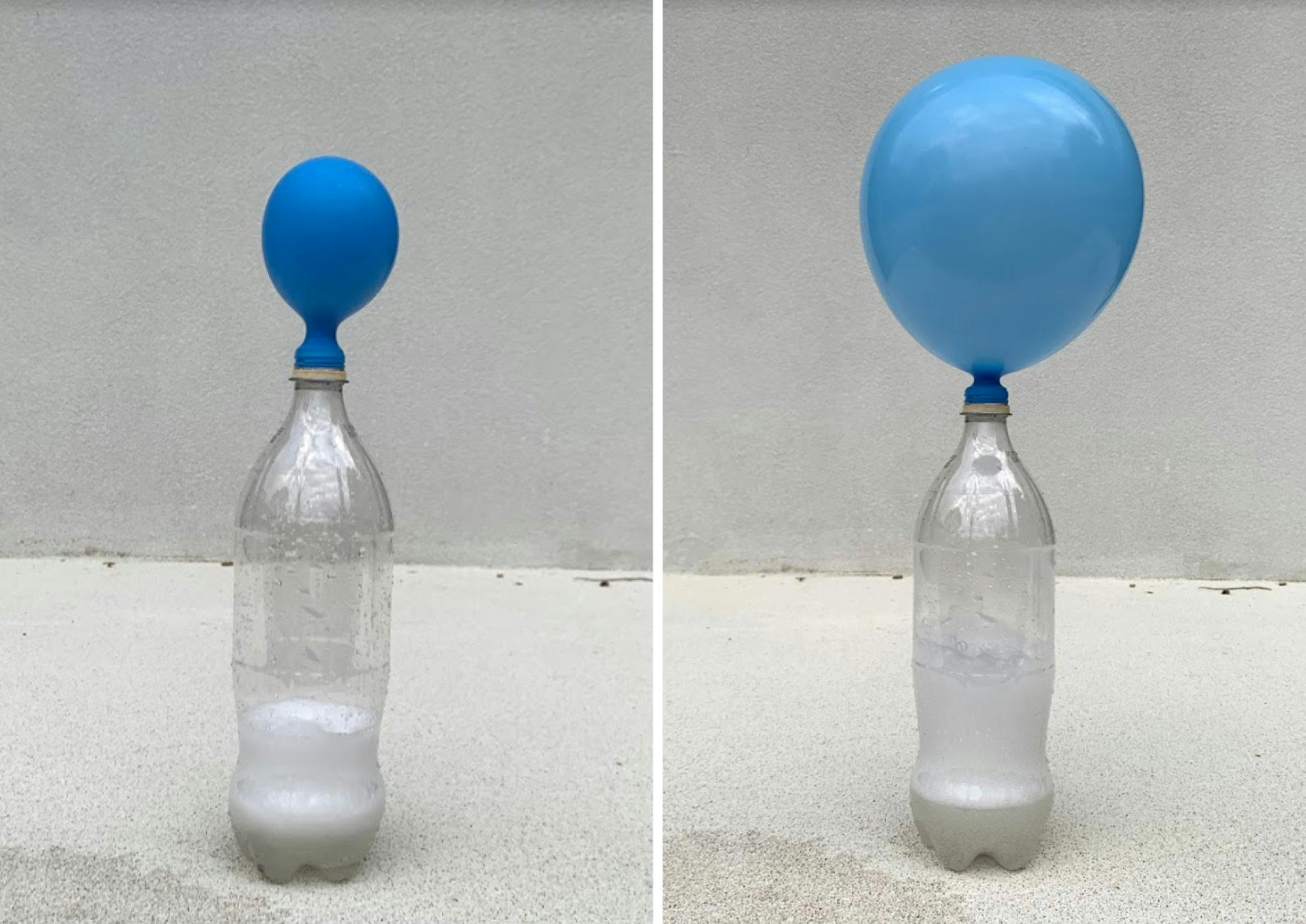 baking soda balloon vinegar experiment